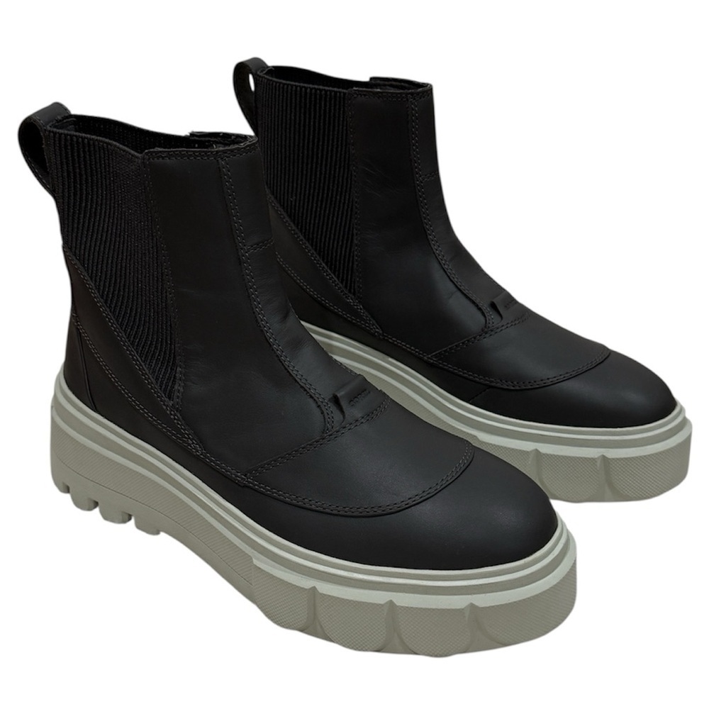 NWOB Sorel Women's Caribou‎ X Chelsea Waterproof Boot Sz 10 Gray Casual Chunky